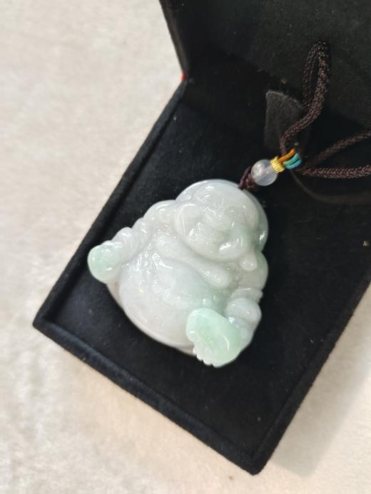 翡翠弥勒佛 （尺寸4X4.5cm） 商品图0