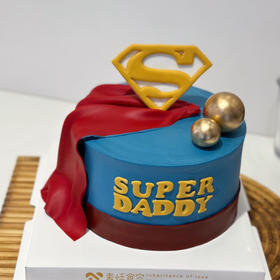 超人老爸（翻糖提前2天预定）颜色较深请谨慎选择