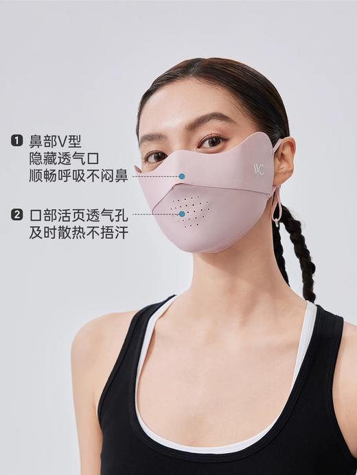 VVC玻尿酸冰晶口罩女2025夏季新款护眼角防紫外线薄骑行遮阳面罩VGA5S710 商品图3