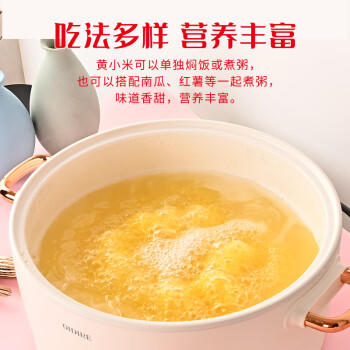 三顷粮 有机黄小米 东北小米 粗粮 五谷杂粮 月子粥料 新米 罐装3斤 /粮油调味 /杂粮 /谷米类 商品图6