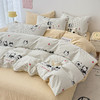 自然醒居家全棉ins风床上四件套北欧纯棉100简约床品男床单人被套床笠宿舍三件套NH150 商品缩略图9