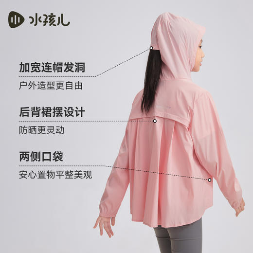 水孩儿童装女童防晒衣夏季新款防紫外线外套中大童轻薄棉感上衣 商品图2