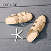 Dfuse迪芙斯2025夏季新款包头拖鞋条带镂空穆勒拖平底博肯凉拖DFD2110042 商品缩略图4