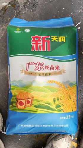 【广报智选自营】「新天润」新天润广东丝苗米15KG