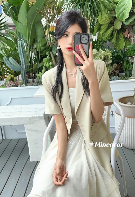 G09112#西装短袖外套 商品图1