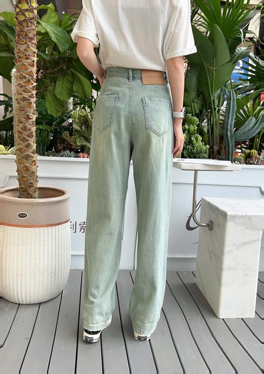 G09199#抽绳牛仔老爹裤 商品图1