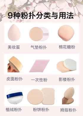 你真的会用粉扑吗❓‼️手把手教你选对粉扑✊