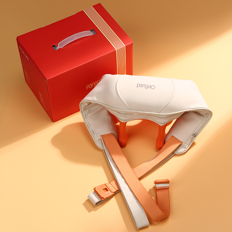 攀高新款5D揉捏肩颈按摩器 斜方肌颈部肩部按摩仪 按摩披肩揉捏放松肩颈，颜值更高，体验更舒适 实用暖心礼物