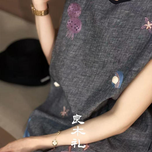 【现货】良木礼亚麻背心裙（25-80） 商品图3