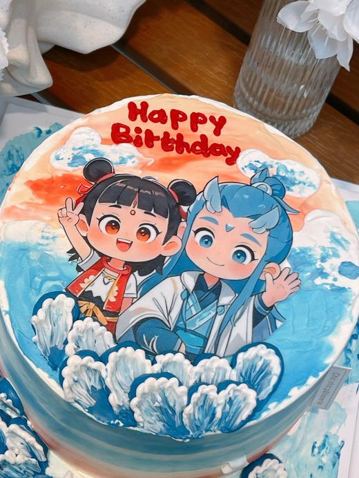 哪吒敖丙蛋糕 | 昔果 商品图0