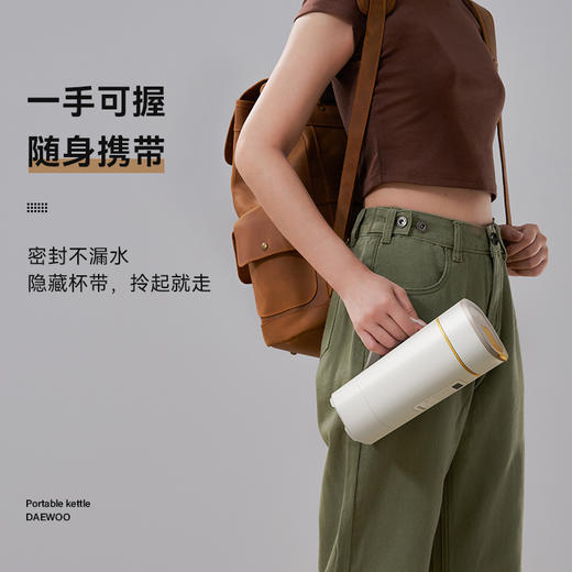 大宇 便捷烧水杯  450ml大容量D9PRO 一壶多用 轻便随行 72小时发货 商品图2