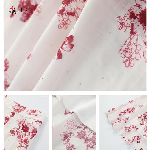 司歌提花雪纺碎花伞裙半裙C911094X 商品图2