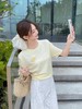 张心子【初夏生花】烫钻项链短袖T恤 U2504089 商品缩略图7