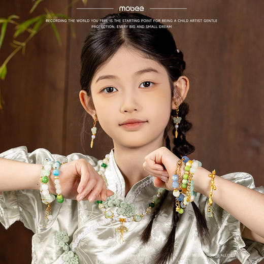 【国风启蒙串珠套装】Mobee国风宫廷首饰串珠礼盒 DIY手工制作 东方美学 文化启蒙 商品图6