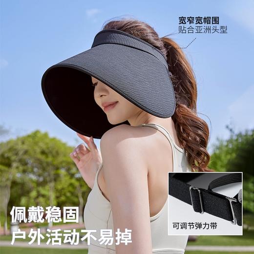 夏季发箍式空顶防晒帽（颜色随机） 商品图2