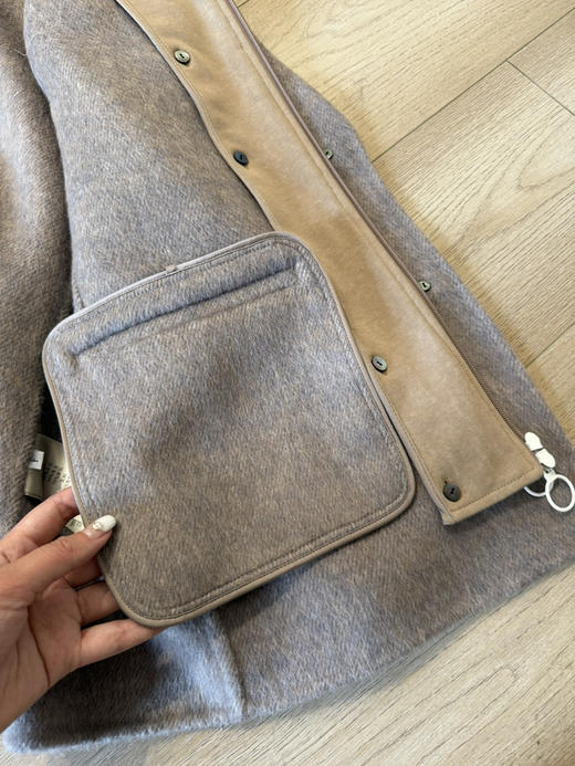 韩国假两件可拆卸大衣 商品图6