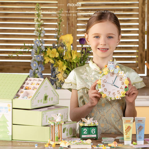 【藤屋童趣 咕卡礼盒礼盒】mobee时光藤屋咕卡套装玩具 奶油胶小房子礼盒 商品图6