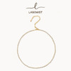 【王栎鑫&翟潇闻&王以纶&万妮达同款】Lagomist拿铁系列 | 金/银砂糖网球项链 商品缩略图0