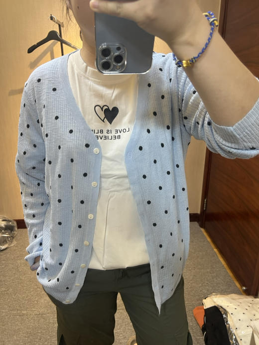 轻薄柔软大码2025新款防晒百搭高弹轻薄空调衫0515 商品图1