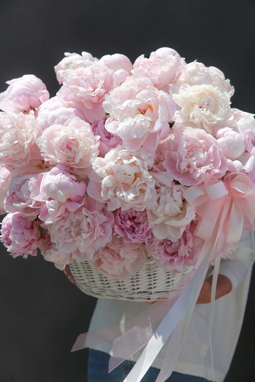 巨型法式芍药花篮 商品图1