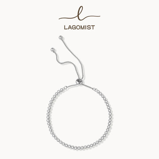 【毛晓彤&王栎鑫同款】Lagomist拿铁系列 | 金/银砂糖网球手链 商品图0