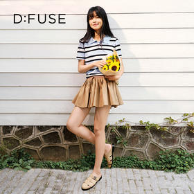 Dfuse迪芙斯2025夏季新款包头拖鞋条带镂空穆勒拖平底博肯凉拖DFD2110042