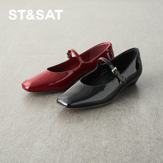 【赫本风】星期六轻奢优雅低跟玛丽珍SSD1111481 商品图7