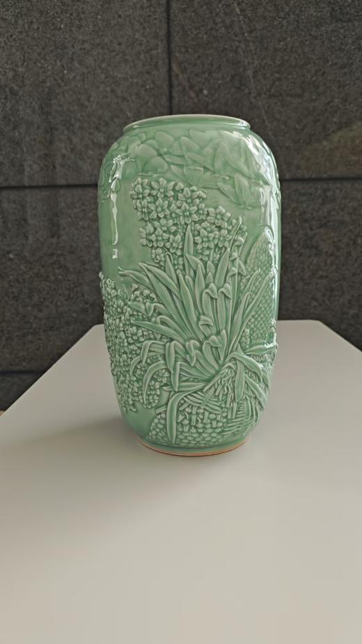 兰花苏铁灯笼瓶（梅子青） 商品图0