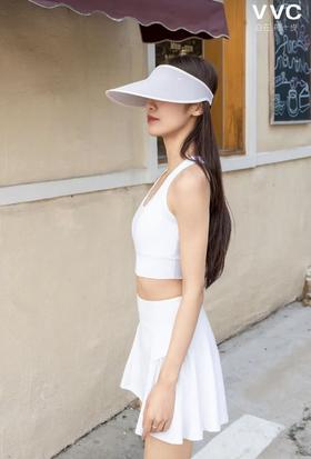 VVC防晒帽2025年春新款女无痕一体防紫外线遮脸户外空顶遮太阳帽YTM5S722