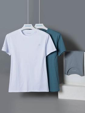 【冰丝速干防晒】SCHIESSER舒雅男士速干吸湿冰丝防晒圆领短袖上衣39/25048U