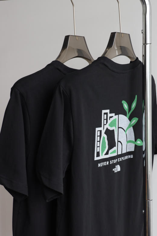 T2F 环保地球印花 全棉圆领短袖T恤 TX486 商品图0