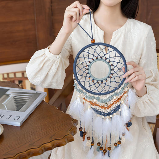 苏苏姐家循迹捕梦网手工DIY钩针编织小物居家装饰毛线团材料包 商品图2