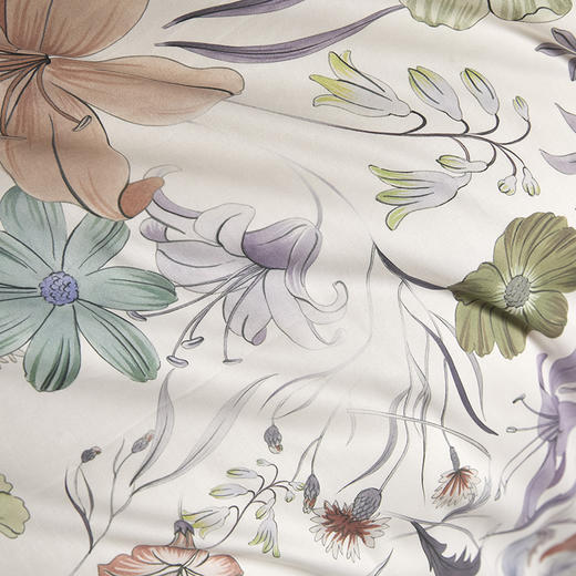 百丽安娜60支全棉A类印花四件套200*230cm 商品图6