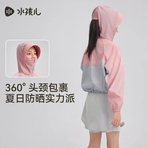 水孩儿童装女童防晒衣夏季新款儿童轻薄防紫外线外套弹力上衣 商品图2