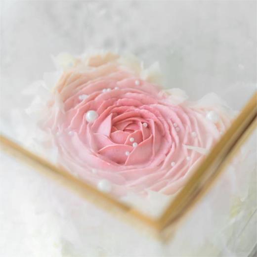 烤爱·生日蛋糕系列·粉色心形渐变玫瑰·水果奶油·聚会生日节日【仅限深圳同城配送】 商品图1