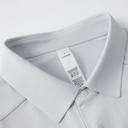 男装T短袖polo衫夏季薄款宽松商务休闲上衣  HLS-GF81032 商品图3