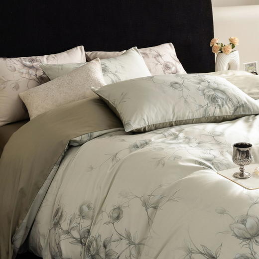 百丽安娜60支全棉水墨印花四件套200*230cm 商品图1