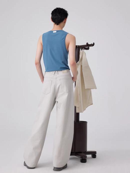 Simple Project/Y2570/男款汤匙领坦克背心 商品图0