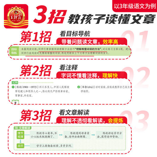 2025新版小学语文/英语阅读训练数学思维训练100篇超详解一二三四五六年级任选 商品图1