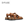 Dfuse迪芙斯2025夏季新款舒适镂空罗马凉鞋猪笼勃肯鞋女鞋DFD2115058 商品缩略图8