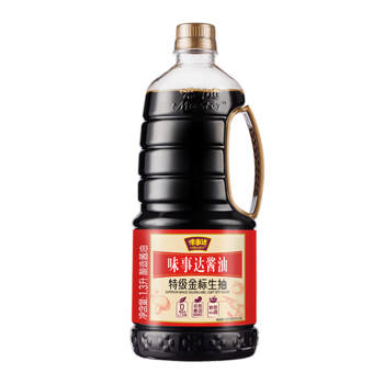味事达 金标系列 生抽酱油1.3L【特级酱油】凉拌炒菜酿造酱油 /粮油调味 /调味品 /酱油 商品图0