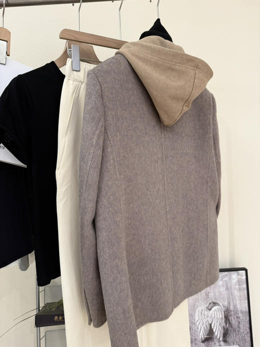 韩国假两件可拆卸大衣 商品图3