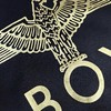 BOY2025新款烫金老鹰天使翅膀图案字母印花休闲情侣短袖 商品缩略图5