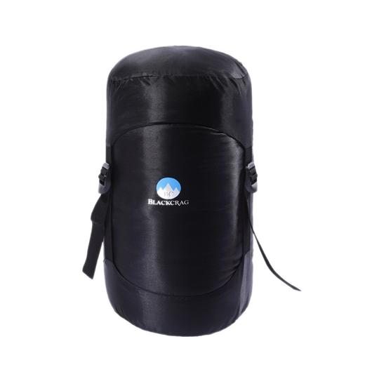 黑岩（BlackCrag） 户外露营 可拼接成人 600蓬鸭绒 羽绒睡袋 升级款烈风系列木乃伊 蓝色400克充绒量 商品图4