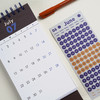 趁早全年12月日期贴纸数字字母英文语录不干胶装饰贴日期日历索引贴纸 商品缩略图3