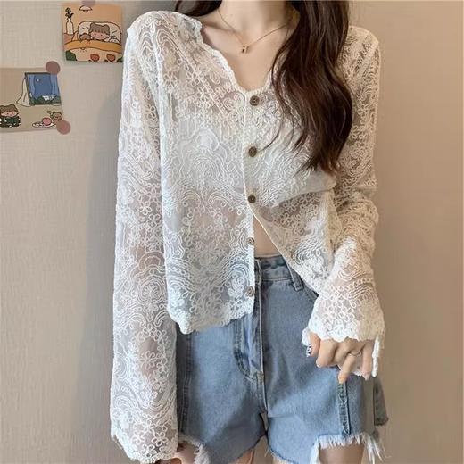 裁缝学苑AS480蕾丝打底衫纸样女装小衫开衫外搭罩衫样板图纸 商品图3