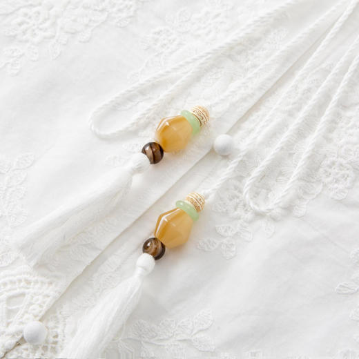 「K」洛诗琳05431法式蕾丝拼接背心2025夏季刺绣无袖上衣10343 商品图2