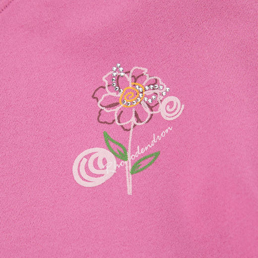 水孩儿童装女童短袖夏季新款儿童环保面料T恤时尚设计感上衣 商品图4