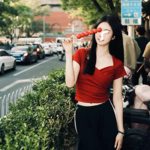 裁缝学苑AS496法式V领短袖T恤纸样修身显瘦上衣样板图纸 商品图4