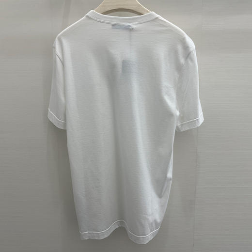 KITON 男士字母徽标印花圆领短袖T恤 白色 UMM061404003 商品图1